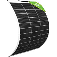 ECO-WORTHY 130W 12V Panel Solar Monocristalino Flexible para Casas Móviles- Barcos y Más
